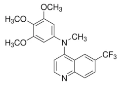 N-метил-6-(трифторметил)-N-(3,4,5-триметоксифенил)хинолин-4-амин