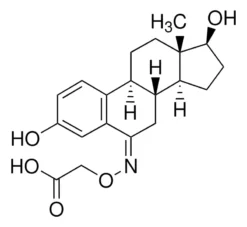 6-Оксимино-6-оксо-17β-эстрадиол (O-карбоксиметилоксим)