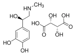 (−)-Epinephrine (+)-bitartrate salt