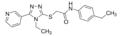 N-(4-Этилфенил)-2-((4-этил-5-(пиридин-3-ил)-4H-1,2,4-триазол-3-ил)тио)ацетамид