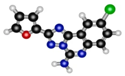 9-Хлоро-2-(2-фуранил)-[1,2,4]триазоло[1,5-c]хинозолин-5-амин