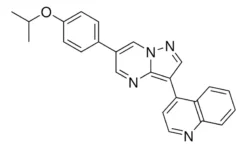 4-[6-(4-Изопропоксифенил)пиразоло[1,5-a]пиримидин-3-ил]хинолин (DMH1)