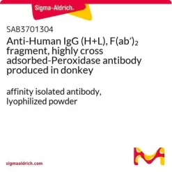 Антитело к IgG человека (H+L), F(ab′)2 фрагмент, ослиное, высоко перекрестно адсорбированное, конъюгат с пероксидазой (HRP)