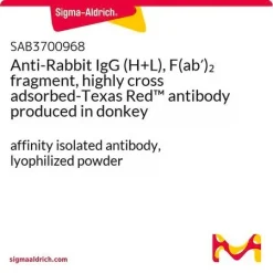 Антитело к кроличьему IgG (H+L), F(ab')2 фрагмент, сильно перекрестно адсорбированное, Texas Red, произведено в осле