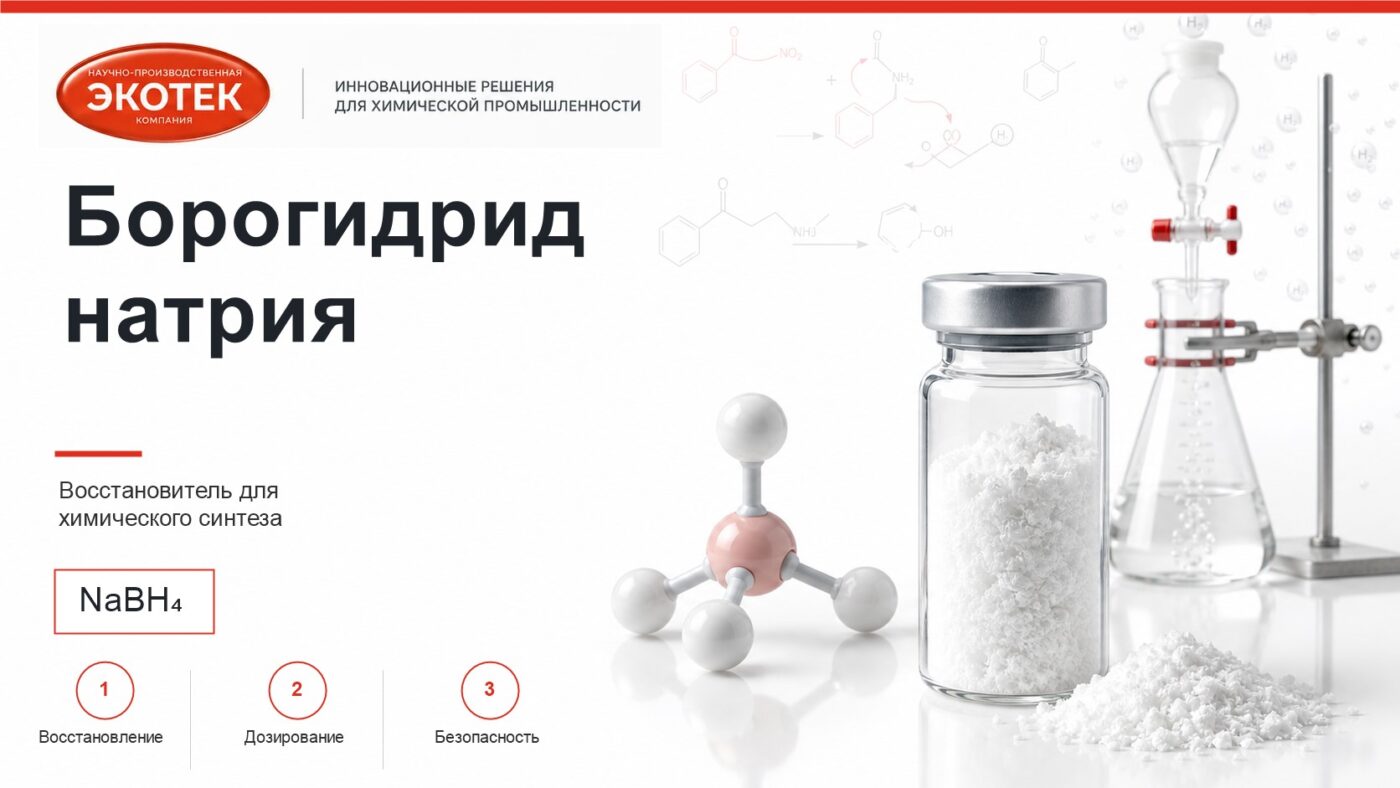 Борогидрид натрия NaBH4: восстановитель для химического синтеза
