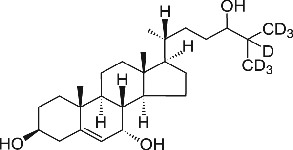 7α,24(R/S)-дигидроксихолестерин-d7