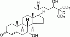 7α,24(R/S)-дигидроксихолестенон-d7