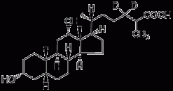 3α,12α-дигидрокси-5β-холановая кислота-d5