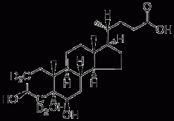 3β,5α,6β-Тригидроксихолановая кислота-D4