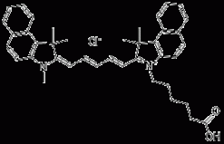 Cyanine 5.5 free acid (C40H43ClN2O2, CAS 2410537-32-3)