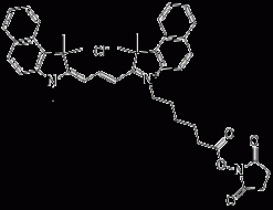 Цианиновый краситель Cyanine 3.5 NHS (Cy3.5 NHS), C42H44ClN3O4