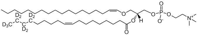 C18(plasm)-18:1(d9) PC, дейтерированный плазмалоген фосфатидилхолин