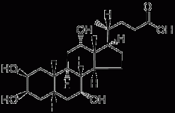 2β,3β,7α,12α-ТГБК (C24H40O6)