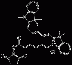 Cyanine 5 NHS (Cy5 NHS-эфир), флуоресцентный зонд для конъюгации