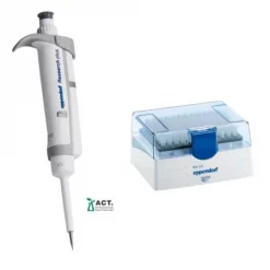 Дозатор пипеточный Eppendorf Research Plus G, одноканальный, переменный объем 0.1-2.5 мкл, темно-серый, с боксом