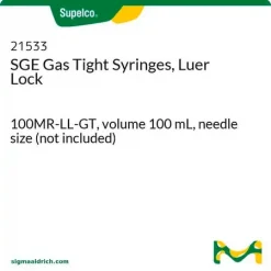 Газоплотный шприц SGE с замком Люэра, 100 мл, без иглы