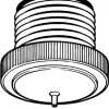Нижний капельный адаптер для больших колонок, PTFE, с люэровским наконечником и регулируемым клапаном