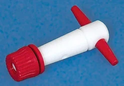 Кран прямой для бюретки BRAND® с запасным ключом, PTFE, для бюреток 25+50 мл