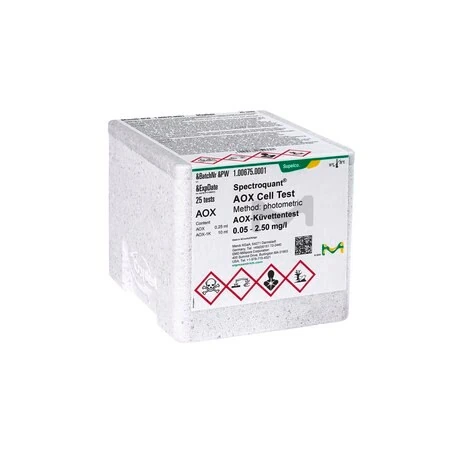 Тест AOX Cell Test, фотометрический, 0.05–2.50 мг/л (AOX), Spectroquant®