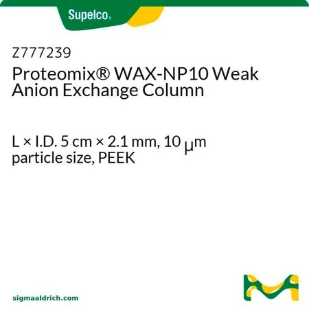 Колонка Proteomix WAX-NP10 для слабого анионного обмена, 5 см × 2,1 мм, 10 мкм, PEEK