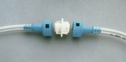 Keck® Quick-Disconnect Adapter, муфтовый переходник, белый