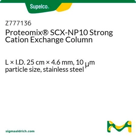 Колонка Proteomix SCX-NP10 для сильного катионного обмена, 25 см × 4,6 мм, 10 мкм, нержавеющая сталь