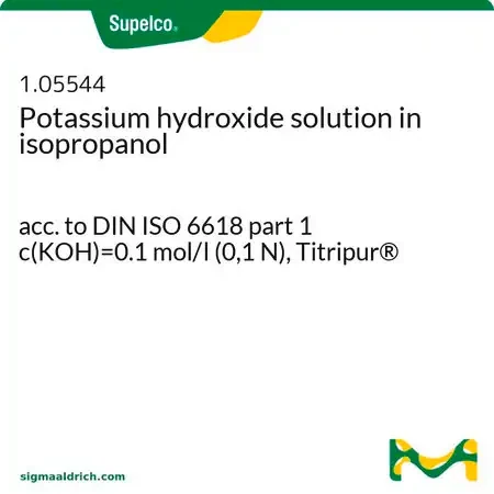 Раствор гидроксида калия в изопропаноле, c(KOH)=0,1 моль/л (0,1 N), Titripur®