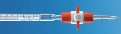 Бюретка BLAUBRAND® компактная, с PTFE-краном и полосой Шелбаха, 50 мл, ±0.05 мл