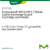 Колонка защитная Proteomix WCX-NP1.7, слабый катионообменник, картридж с держателем, L × I.D. 1 см × 2 мм, 1.7 мкм