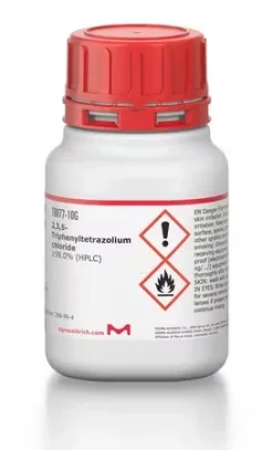 2,3,5-Трифенилтетразолия хлорид (ТТХ, Tetrazolium Red), ≥98.0% (HPLC)