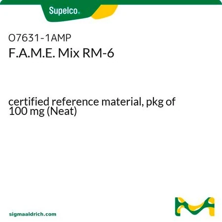 F.A.M.E. Mix RM-6, сертифицированный стандарт, 100 мг (чистое вещество)