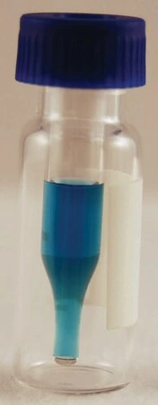 Набор виал QsertVial с низкой адсорбцией (LA), 0,3 мл, янтарное стекло, PTFE/силиконовые септы, резьба 9 мм