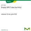 Пустая трубка для ТФЭ (без фильтров), объем 12 мл, упаковка 20 шт.