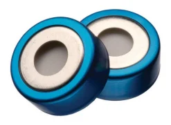 Кримп-колпачки для виал, BiMetal (магнитные), 20 мм, с PTFE/силиконовыми септами, упаковка 100 шт