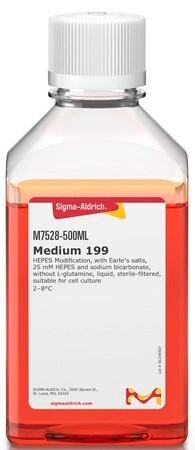 Среда Medium 199 с HEPES, с солями Эрла, без L-глутамина, жидкая, стерильно фильтрованная