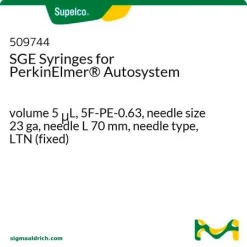 Шприцы SGE для автосамплера PerkinElmer Autosystem, 5 мкл, 5F-PE-0.63, игла 23 ga, 70 мм, LTN (фиксированная)
