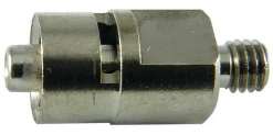 Переходник Luer-to-Threaded UTS, мужской Luer Lock на резьбу 10-32, никелированный