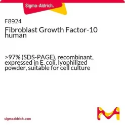 Фактор роста фибробластов 10 человеческий, рекомбинантный, >97% (SDS-PAGE), лиофилизированный порошок