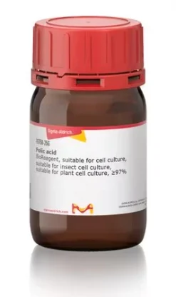 Фолиевая кислота, BioReagent, для культур клеток, ≥97%