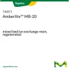 Амберлит MB-20, смешанный слой ионообменной смолы, регенерированная