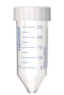 Пробирки Eppendorf DNA LoBind, 25 мл, PCR clean, с винтовой крышкой, 200 шт