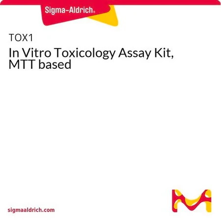 Набор для токсикологических исследований in vitro, на основе MTT