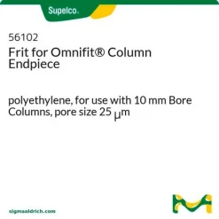 Фильтр для торцевой части колонки Omnifit, полиэтилен, для колонок с внутренним диаметром 10 мм, размер пор 25 мкм