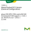 Металлическая насадочная колонка для ГХ, фаза 23% SP-1700, носитель 80/100 Chromosorb P AW, 30.0 фут × 1/8 дюйма × 2.1