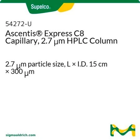 Колоночная капиллярная Ascentis Express C8, 2.7 мкм, 15 см × 300 мкм