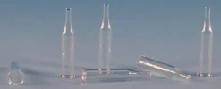 Стеклянные вставки для флаконов 12 x 32 мм, с большим отверстием, 0,3 мл, прозрачные, конические, 6 x 31 мм, упаковка