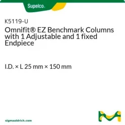Колонка Omnifit EZ Benchmark с 1 регулируемым и 1 фиксированным наконечником, внутр. диам. × длина 25 мм × 150 мм