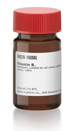 Витамин B12, цианокобаламин, BioReagent, ≥98%