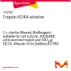 Трипсин-ЭДТА раствор, 1×, стерильно фильтрованный, BioReagent, для культур клеток