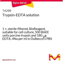 Трипсин-ЭДТА раствор, 1×, стерильно фильтрованный, BioReagent, для культур клеток